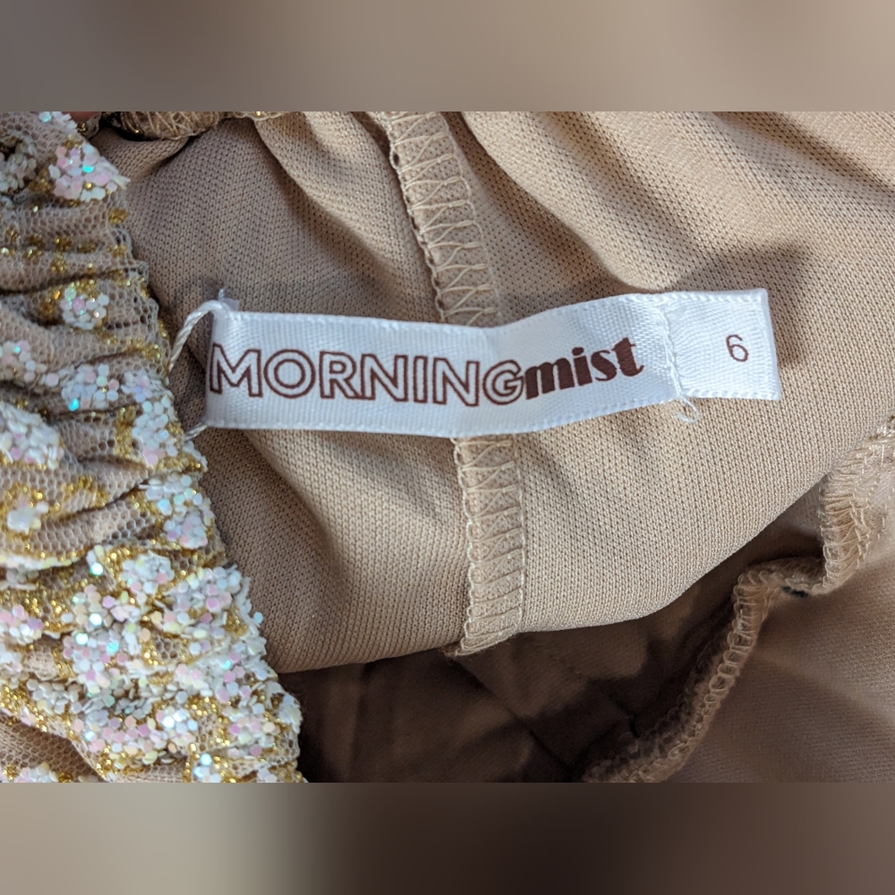 Morning Mist New York Nights Maxi Dress in Gold - Picture 9 of 14